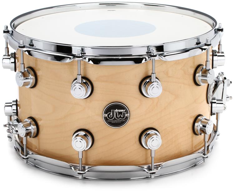 Dw Performance Series Snare Drum 8 X 14 Inch Natural Lacquer Sweetwater Dw Performance Series Snare Drum 8 X 14 Inch Natural Lacquer Sweetwater