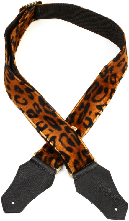 prince leopard guitar strap