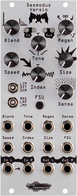 Noise Engineering Desmodus Versio Stereo Reverb Generator Eurorack Module -  Silver