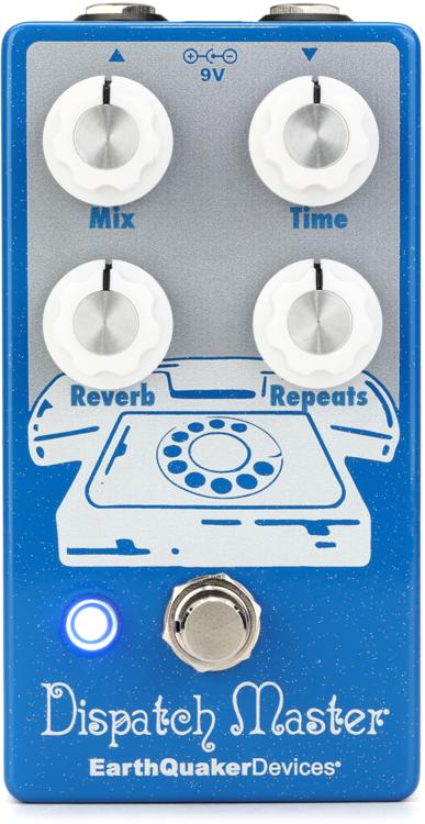 EarthQuaker Devices Dispatch Master V3 Delay and Reverb Pedal - Royal  Cobalt, Sweetwater Exclusive