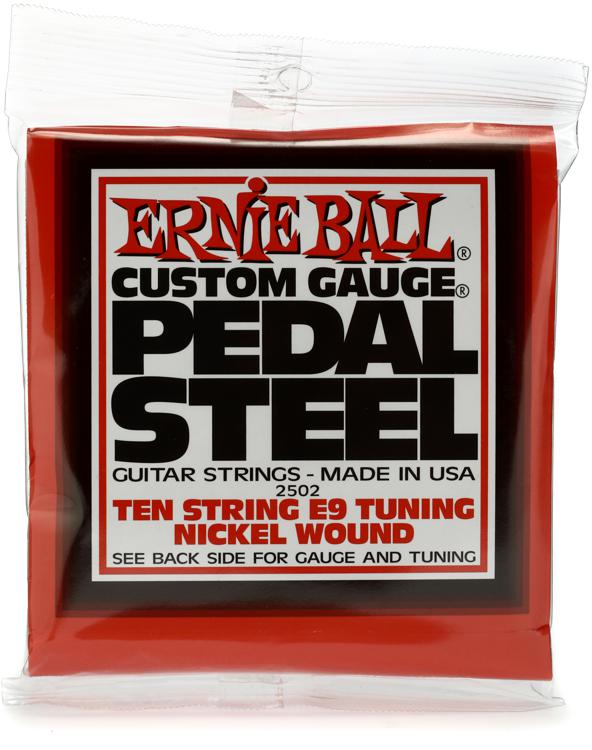 Ernie Ball 2502 Pedal Steel 10string E9 Tuning Nickel Wound Guitar