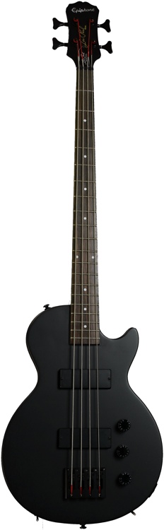 epiphone les paul special bass pitch black