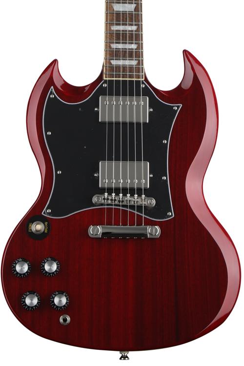 Epiphone SG Standard Lefthanded Electric Guitar Cherry Sweetwater