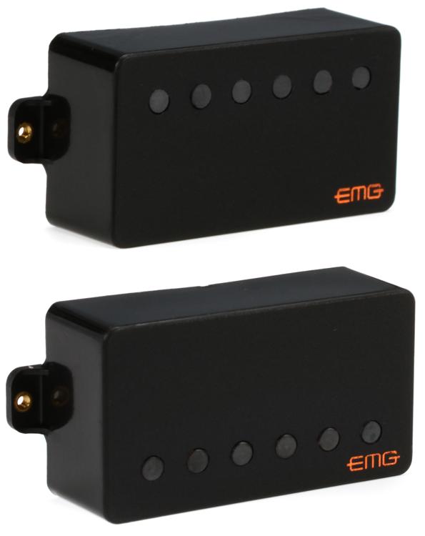 EMG Dual Mode 57/66 Humbucker 2-piece Pickup Set - Black