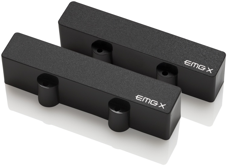 EMG JX Set 4-string Active Ceramic J Bass Pickup Set - Black