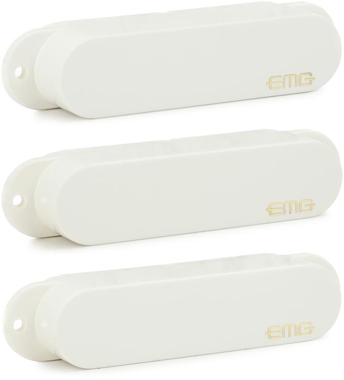 EMG SA Active Alnico Strat Single Coil 3-piece Pickup Set - White