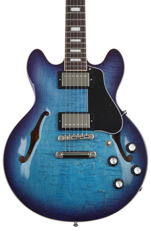 Gibson ES-339 Figured Semi-hollowbody Electric Guitar - Blueberry Burst ...