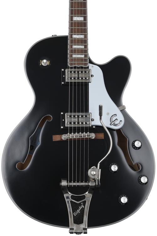 Epiphone Emperor Swingster Hollowbody Black Aged Gloss Sweetwater