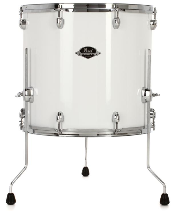 Pearl Export EXX Floor Tom 18 x 16 inch Pure White Sweetwater