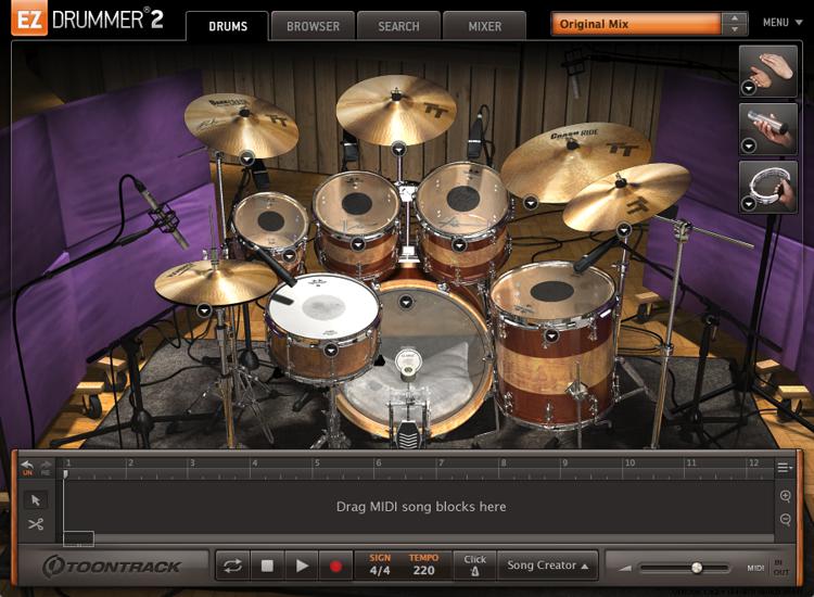 toontrack ezdrummer midi mapping