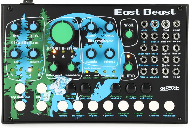 Cre8audio East Beast Semi-modular Analog Synthesizer