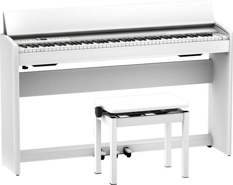 Roland F701 Digital Piano White Sweetwater