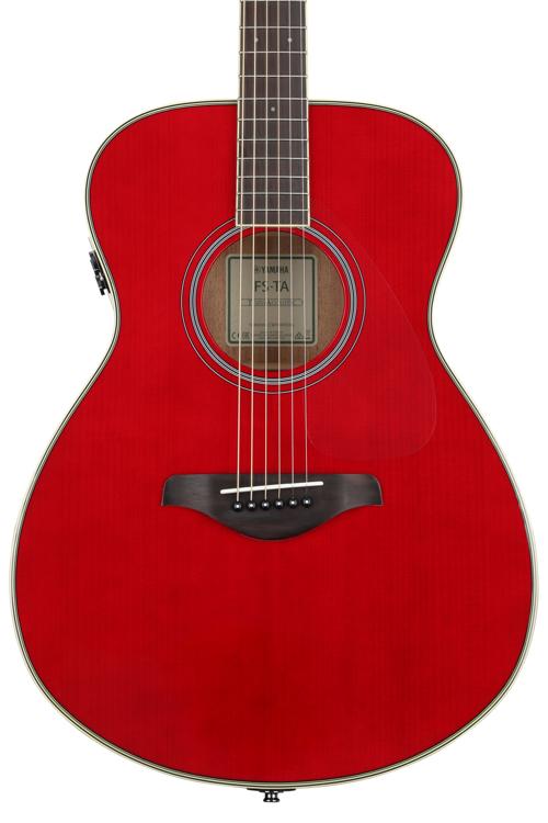 Yamaha FS-TA TransAcoustic Concert - Ruby Red | Sweetwater