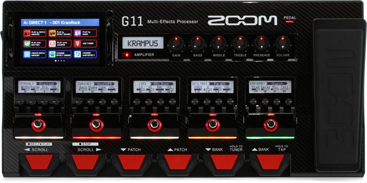 Zoom G11 Multi Effects Processor With Expression Pedal Sweetwater