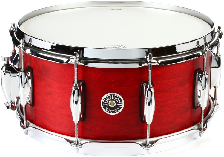 Gretsch Drums Brooklyn Series Snare Drum - 6.5 x 14 inch - Satin Tabasco