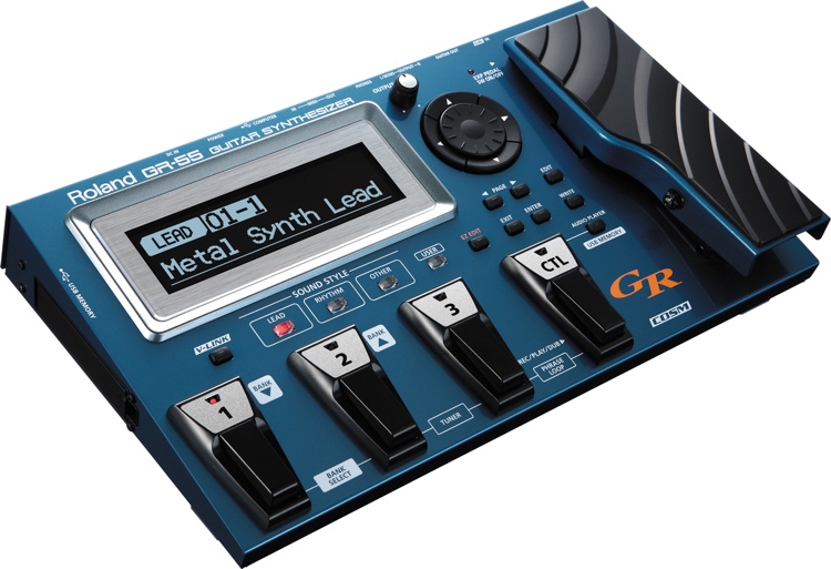 GR-55 Guitar Synth - Blue - Without GK-3 Pickup