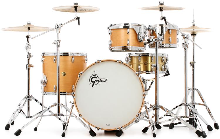 Gretsch Drums USA Custom GRKT-E8246 4-piece Shell Pack - Satin Natural