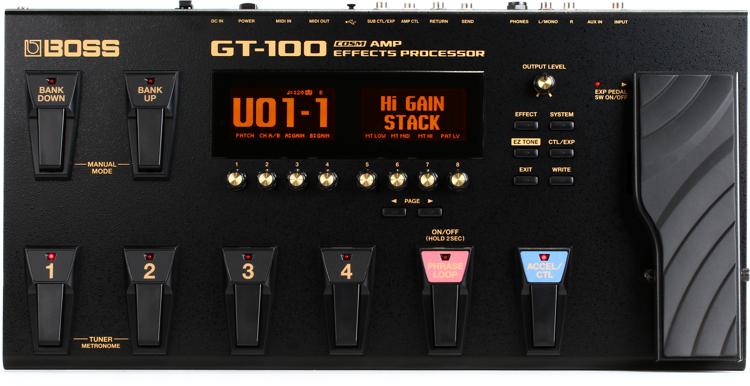 GT-100 Guitar Multi-effects Pedal Sweetwater