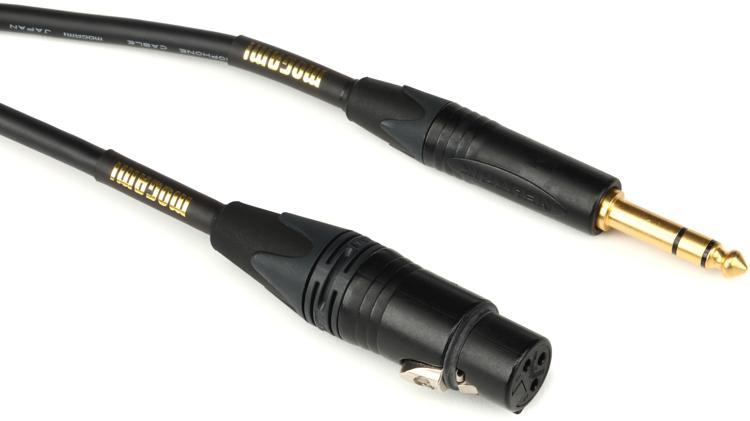 SATRXL-F25Yellow Seismic Audio 25 Foot Yellow XLR Female to 1/4 Inch TRS Patch Cable Snake Cords Balanced 