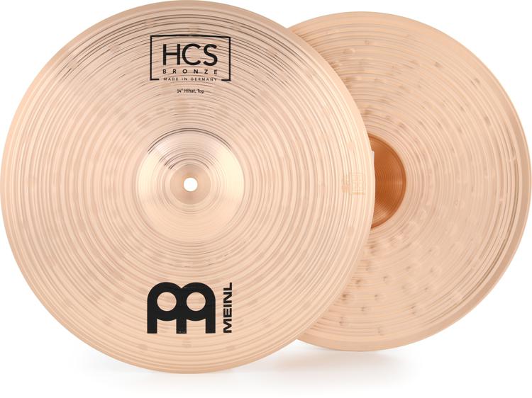 MEINL Cymbals マイネル HCS Bronze Series ハイハットシンバル 14