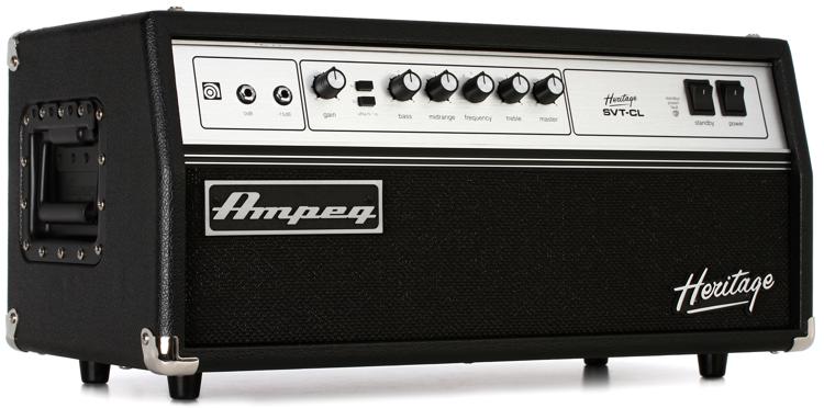 Ampeg Heritage Svt Cl 300 Watt Tube Bass Head