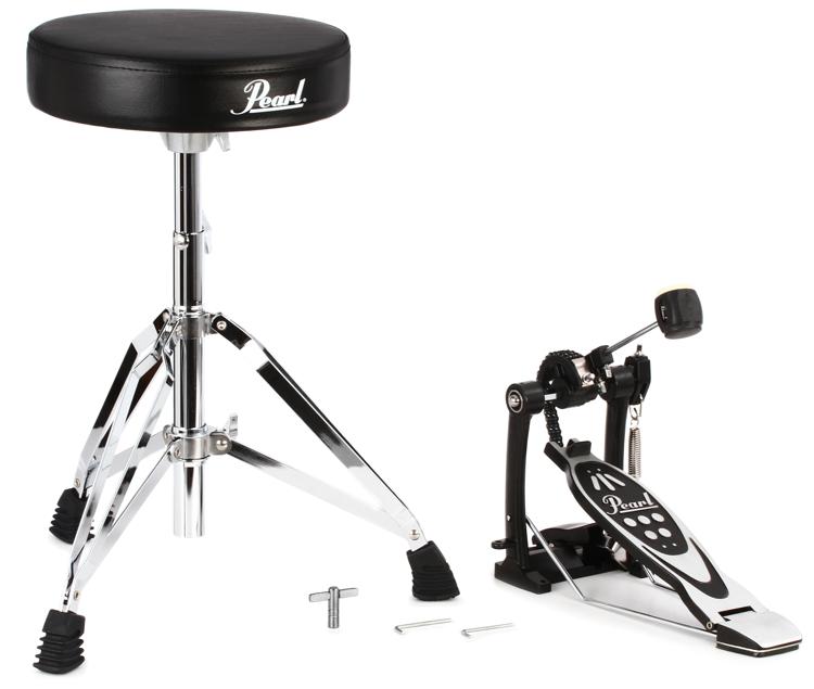 Pearl HWPDP53 Drum Throne and Bass Drum Pedal Pack Sweetwater