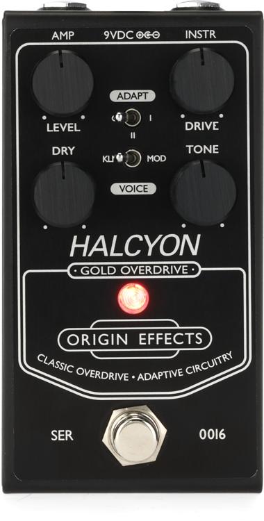 Origin Effects Halcyon Gold Overdrive Pedal - Black Edition 