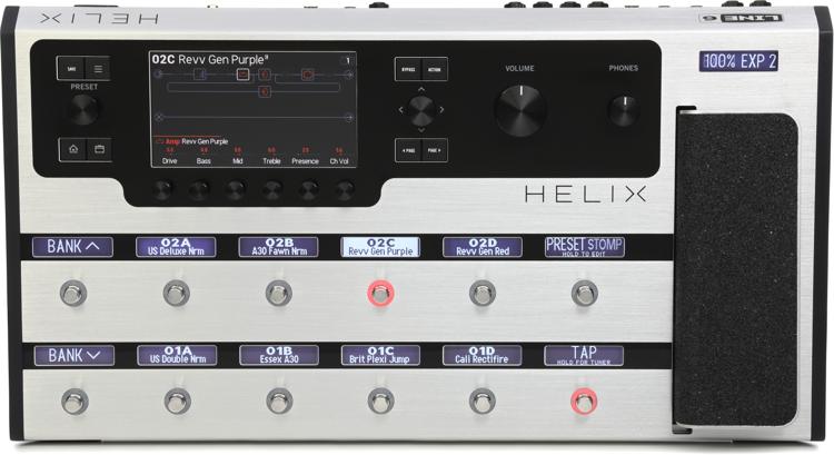 Line 6 Helix Guitar Multi-effects Floor Processor - Space Gray Sweetwater  Exclusive