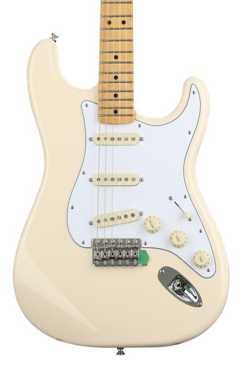 Jimi Hendrix Stratocaster - Olympic White with Maple Fingerboard | Sweetwater