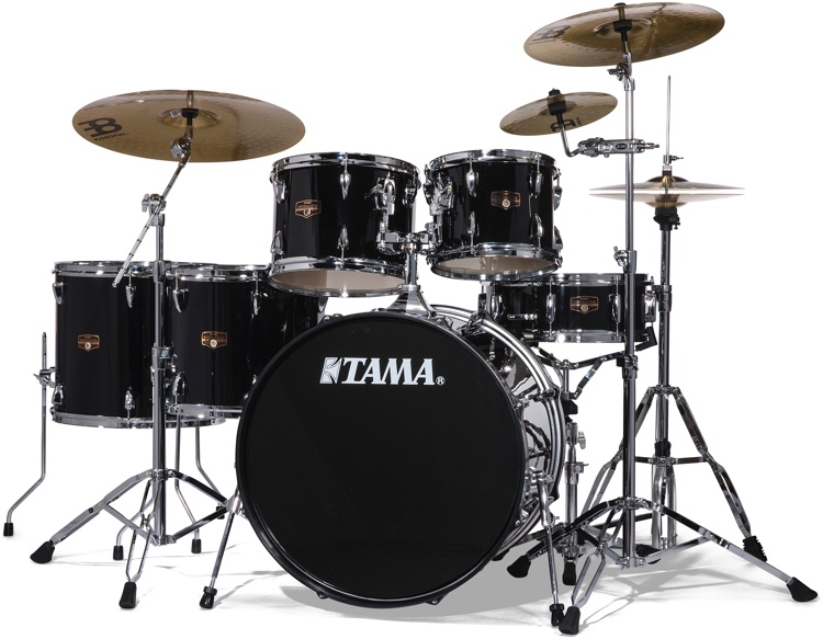 Tama Imperialstar Complete Drum Set with Bonus Pack - 6-piece - Black ...