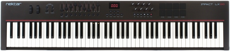 Nektar Impact LX88 88-key MIDI Controller Keyboard | Sweetwater