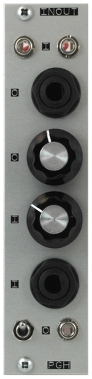 InOut Eurorack FX Loop, Attenuator, Preamp