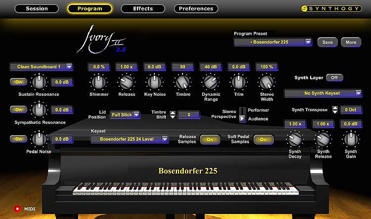 Synthogy Ivory II Studio Grands (download) | Sweetwater