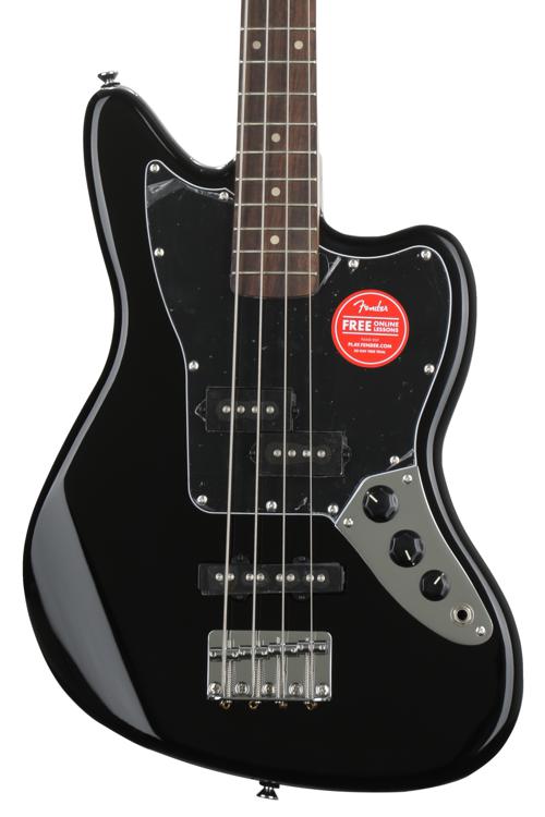 Squier Vintage Modified Jaguar Bass Special SS - Black | Sweetwater