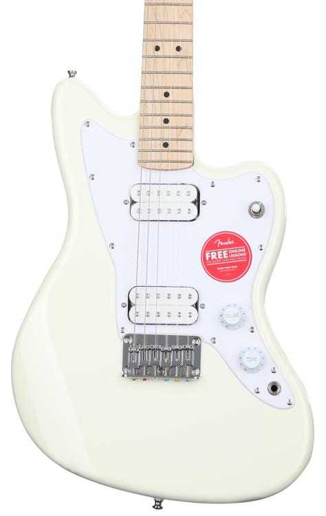 Squier Mini Jazzmaster HH Electric Guitar- Olympic White with