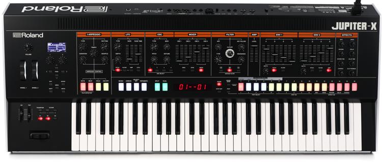 Roland Jupiter X 61 Key Synthesizer Sweetwater Roland Jupiter X 61 Key Synthesizer Sweetwater