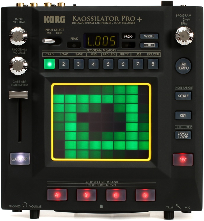 Korg Kaossilator Pro+ Phrase Synthesizer and Loop Recorder