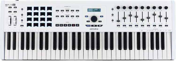 Arturia KeyLab 61 MkII 61-key Keyboard Controller - White