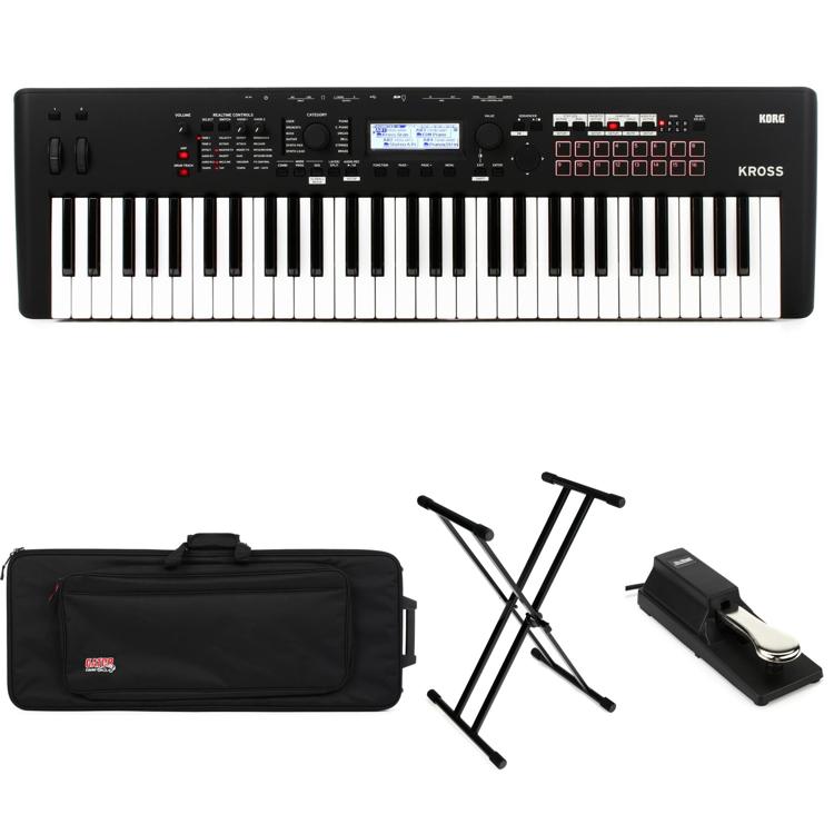 Korg Kross 2 61-key Stage Bundle | Sweetwater