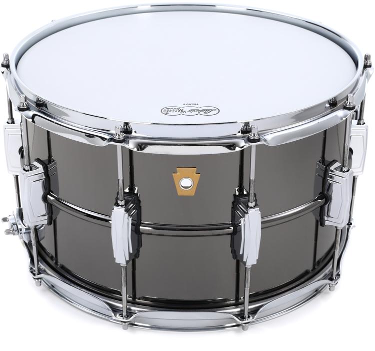 Ludwig Black Beauty Snare Drum 8 x 14 inch Black Nickel Sweetwater