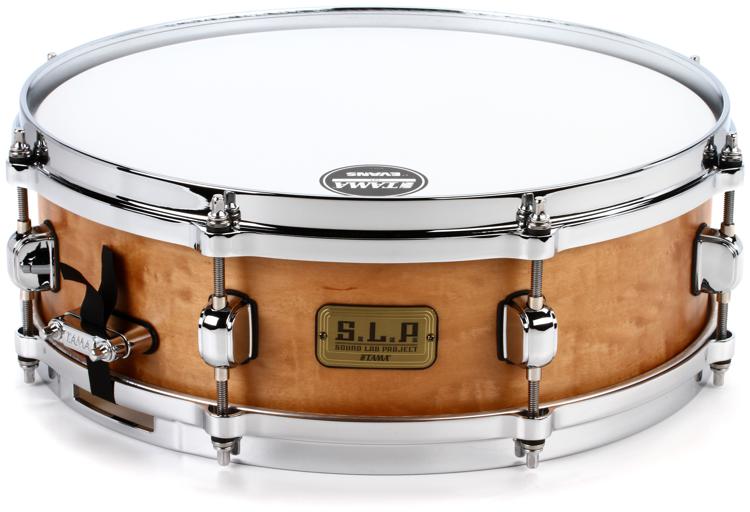 Tama S.L.P. Maple Snare Drum - 4.5 x 14 inch - Satin Figured Maple