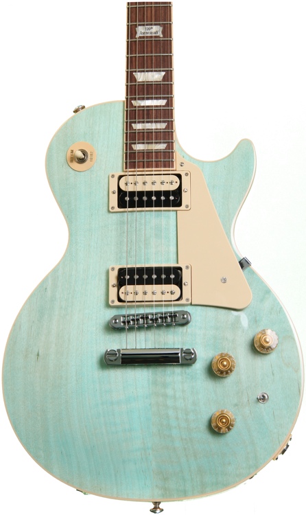 sea foam green les paul