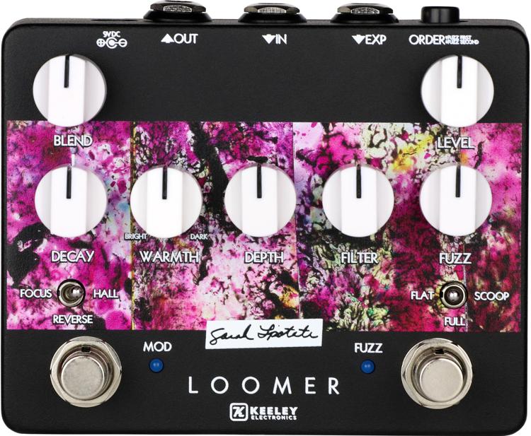 Keeley Loomer Reverb and Fuzz Pedal - Sarah Lipstate Artist Series