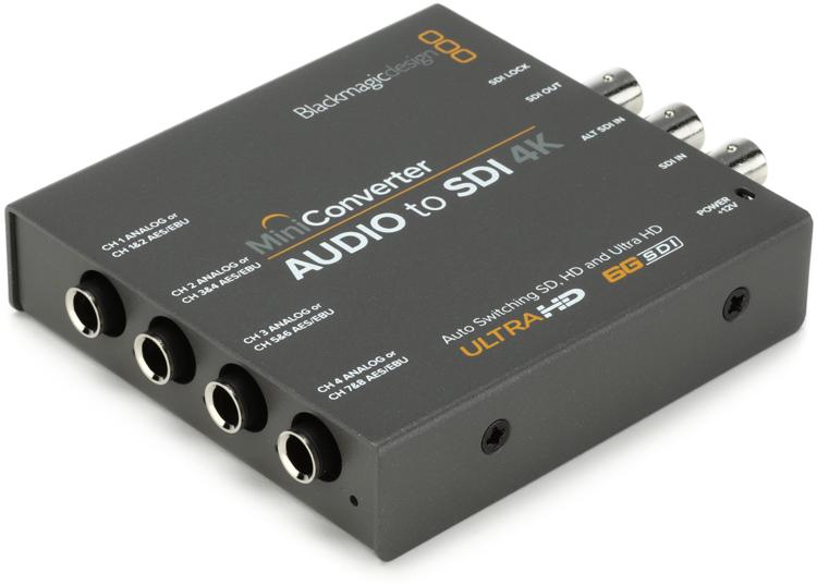 Blackmagic Design Mini Converter Audio to SDI 4K | Sweetwater