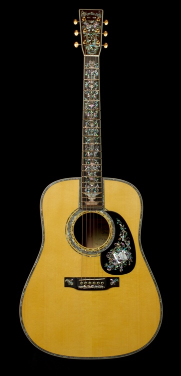 martin d100 deluxe acoustic guitar