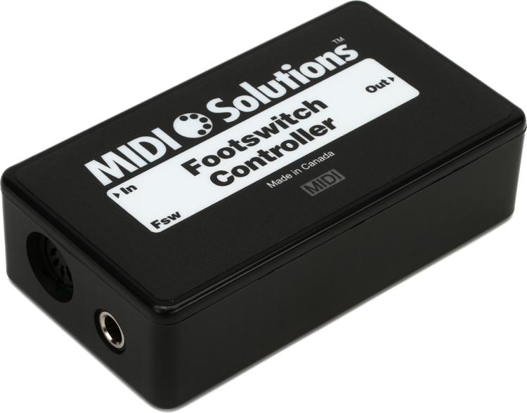 midi solutions dual footswitch controller