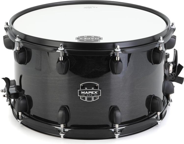 Mapex MPX Maple/Poplar Snare Drum - 8-inch x 14-inch, Black with