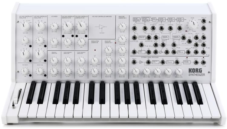 Korg Ms Fs Analog Synthesizer White Sweetwater