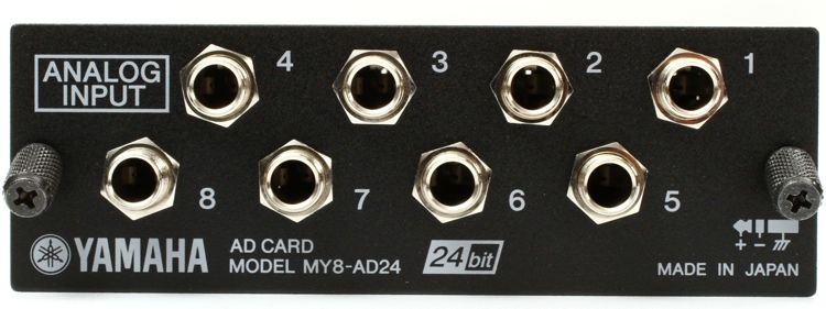 Yamaha MY8AD24 8-channel Analog Input Card