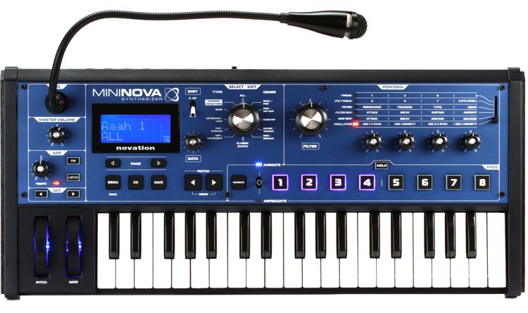 MININOVA テーブルシンセ ボコーダー機能 ケース付き Novation